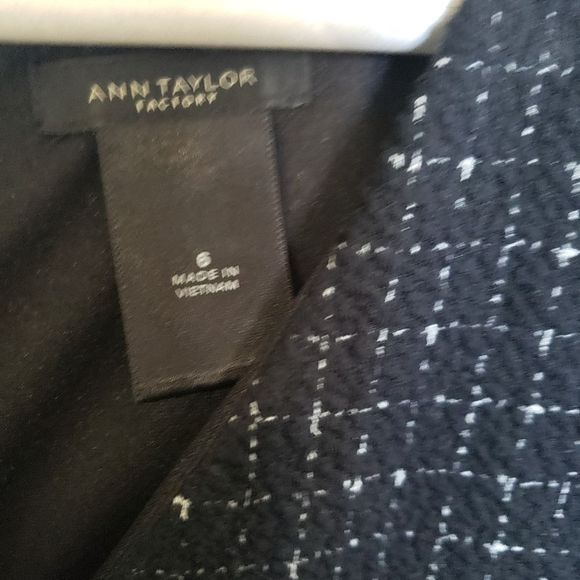 CT1015a Ann Taylor Collection Black Jacquard like details 6 - Picture 3 of 3